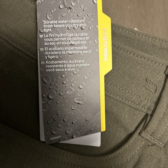 Under Armour Storm Tactical Pants Mens Size 36x32 Army Green Performance Hiking - Picture 7 of 7